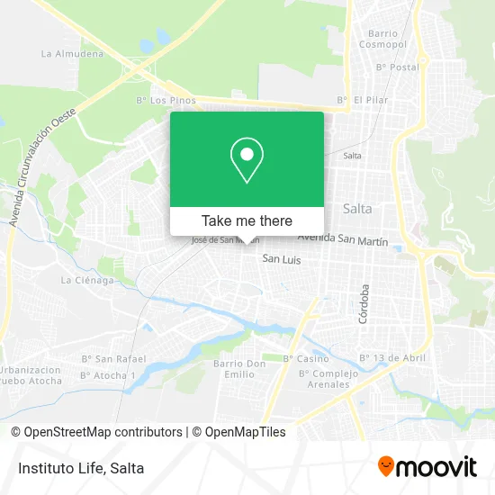 Instituto Life map