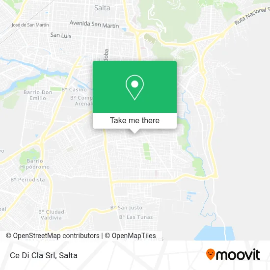 Ce Di Cla Srl map