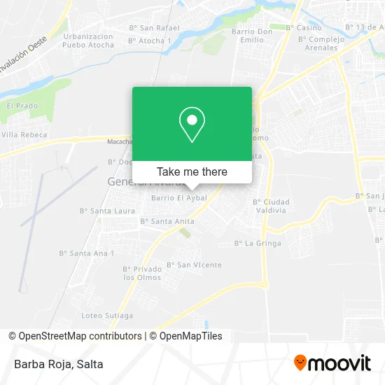 Barba Roja map