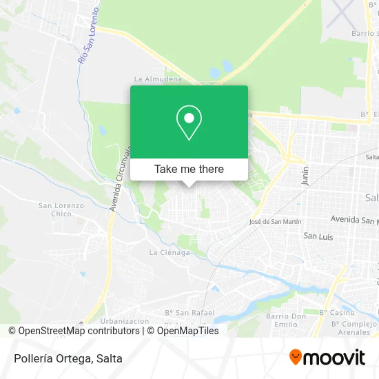 Pollería Ortega map