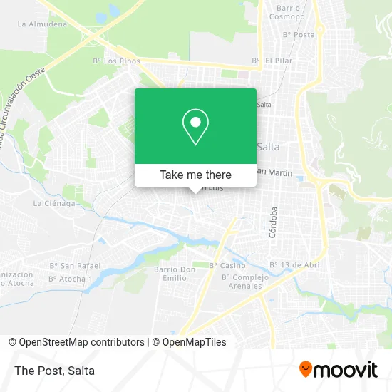 La Posta map