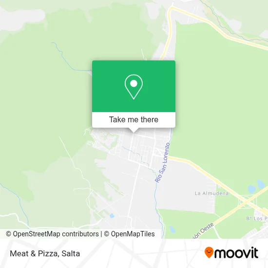 Meat & Pizza map