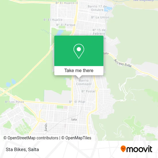 Sta Bikes map