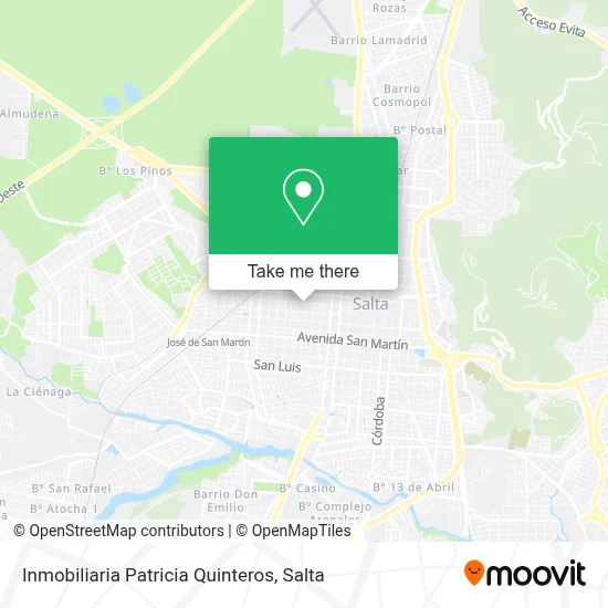 Inmobiliaria Patricia Quinteros map