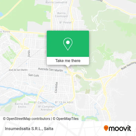 Insumedsalta S.R.L. map