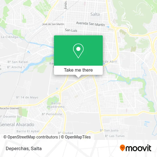 Deperchas map