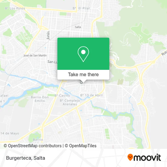 Burgerteca map
