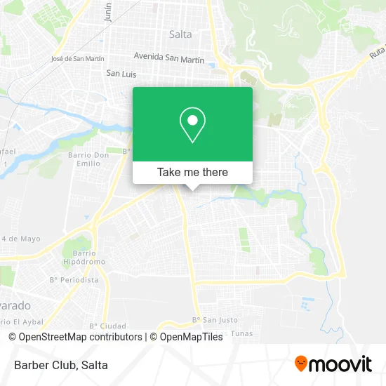 Barber Club map