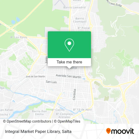 Integral Market Paper Library map