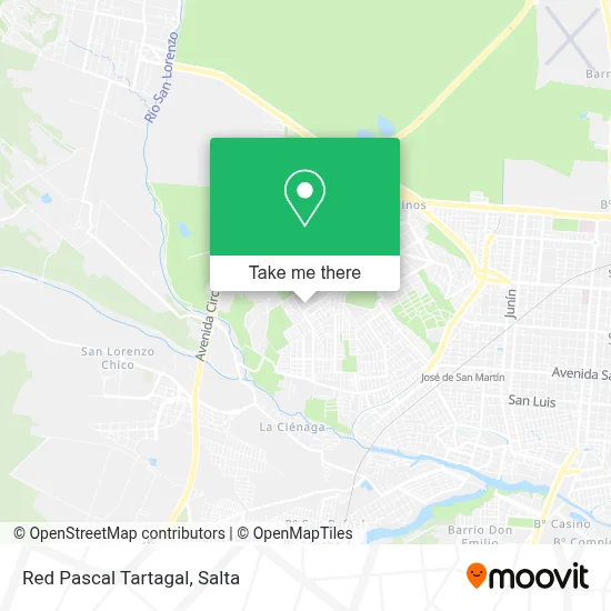 Red Pascal Tartagal map