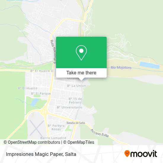 Impresiones Magic Paper map