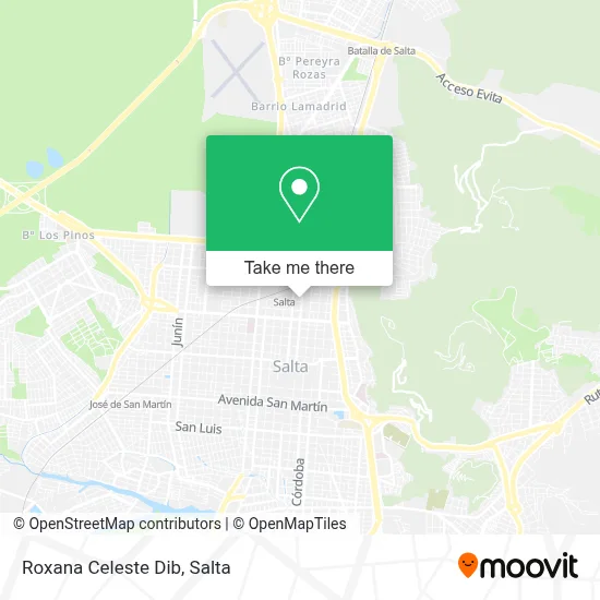 Roxana Celeste Dib map