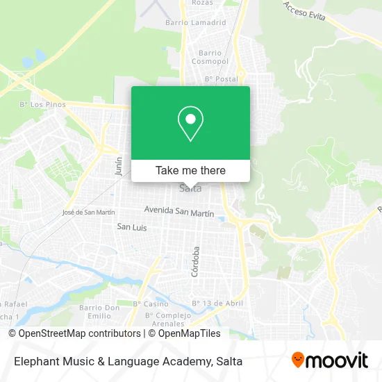Elephant Music & Language Academy map