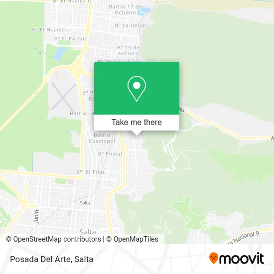 Posada Del Arte map