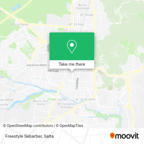 Freestyle Sebarber map