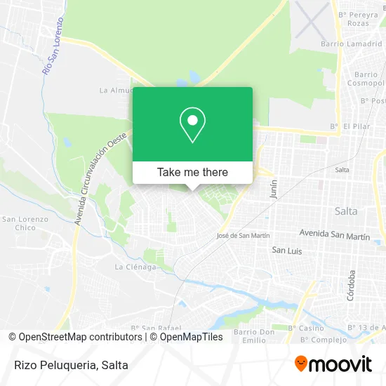 Rizo Peluqueria map