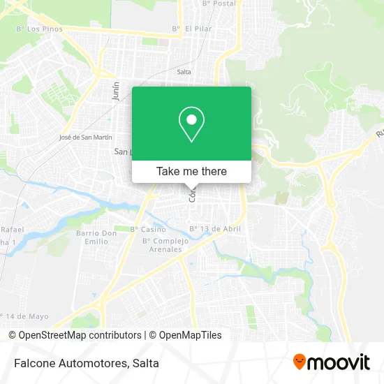 Falcone Automotores map
