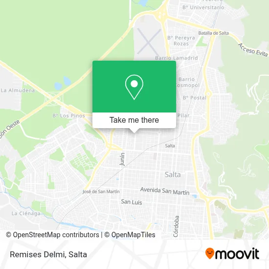 Remises Delmi map