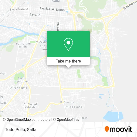 Todo Pollo map