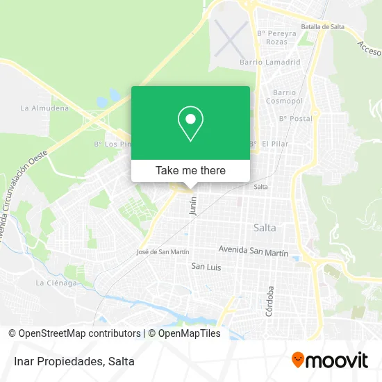 Inar Propiedades map
