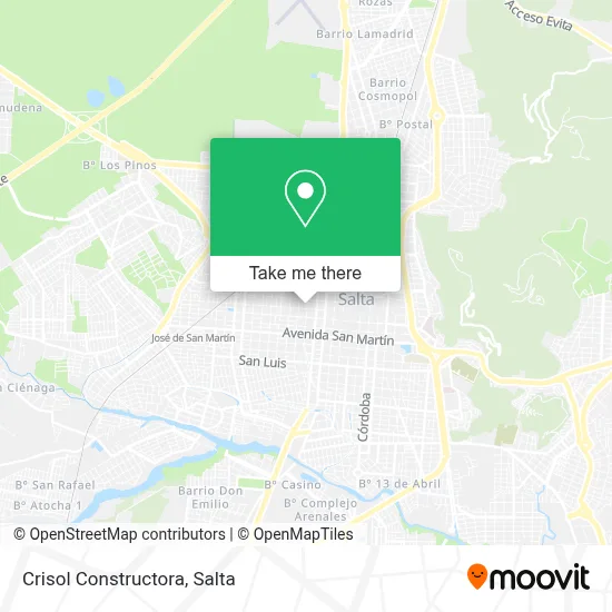 Crisol Constructora map