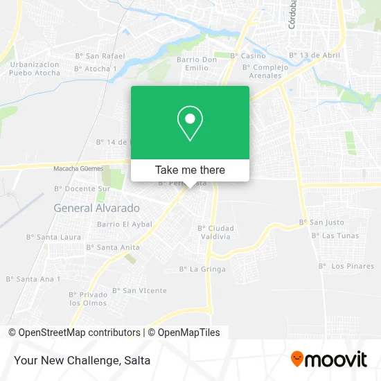 Your New Challenge map
