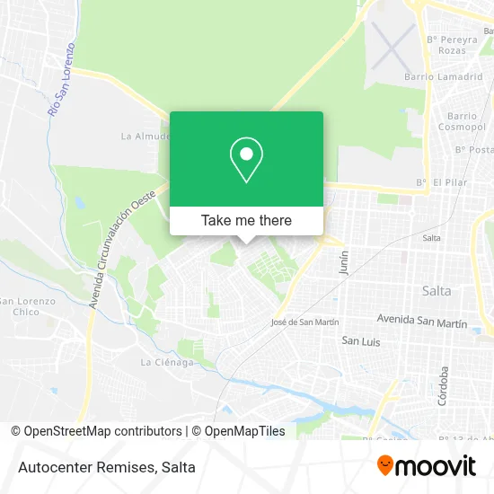 Autocenter Remises map