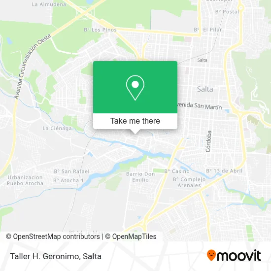 Taller H. Geronimo map