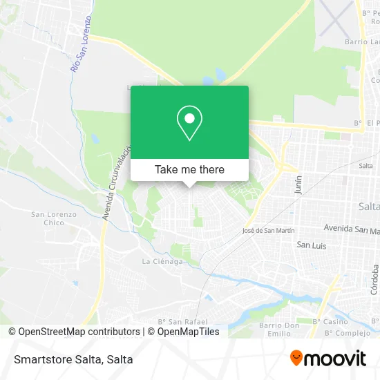 Smartstore Salta map