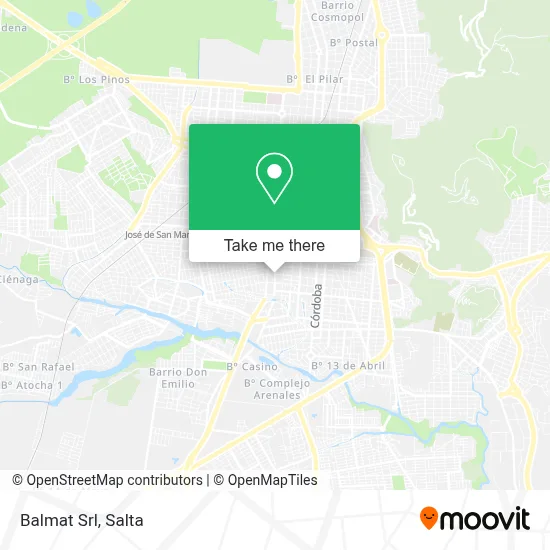 Balmat Srl map