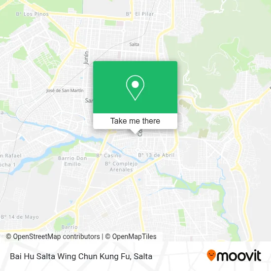 Bai Hu Salta Wing Chun Kung Fu map