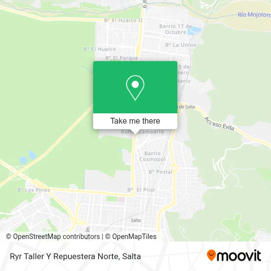 Ryr Taller Y Repuestera Norte map