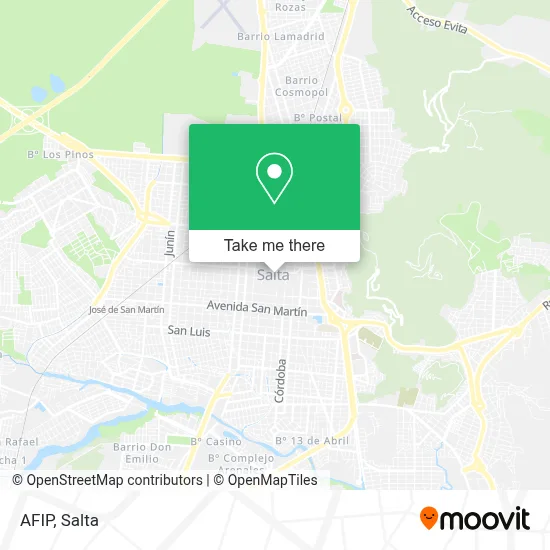 Afip map