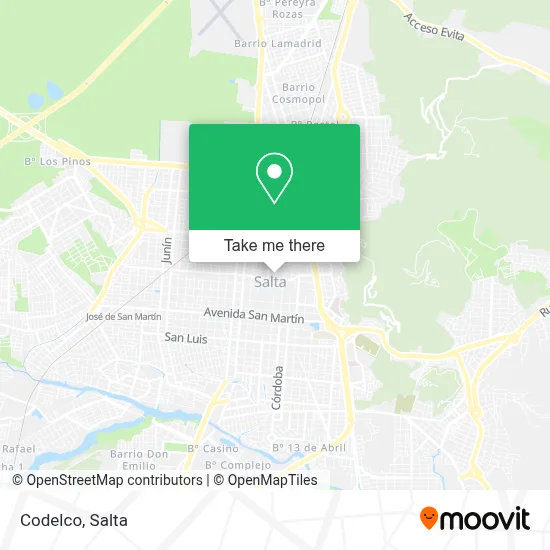 Codelco map