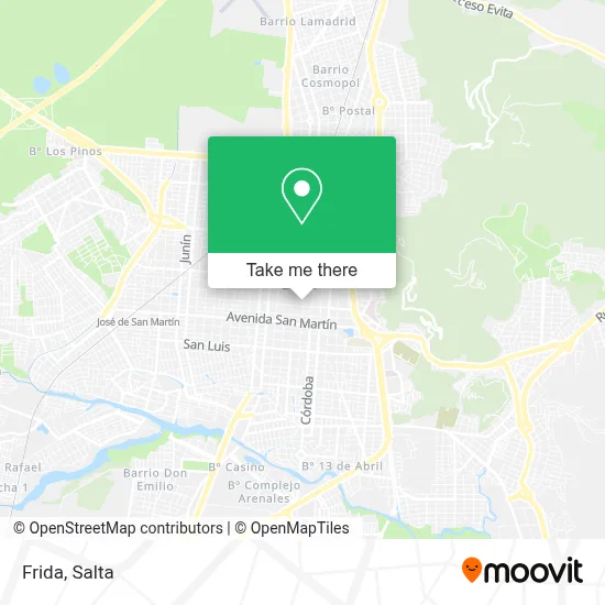 Frida map