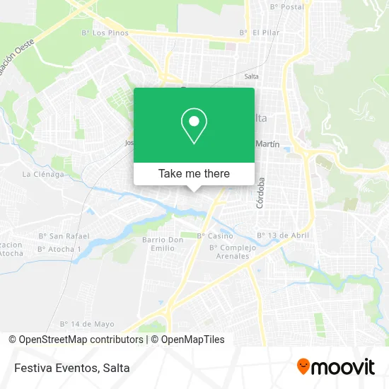 Festiva Eventos map