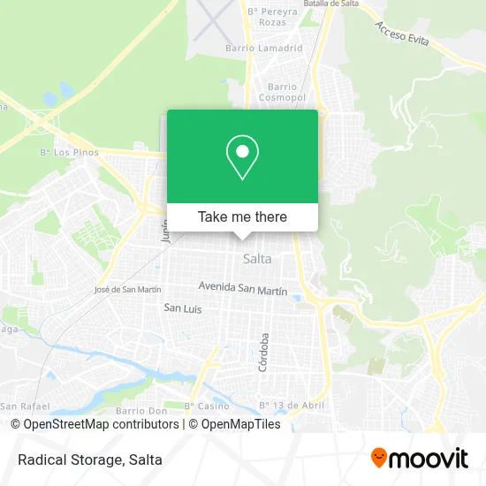 Radical Storage map