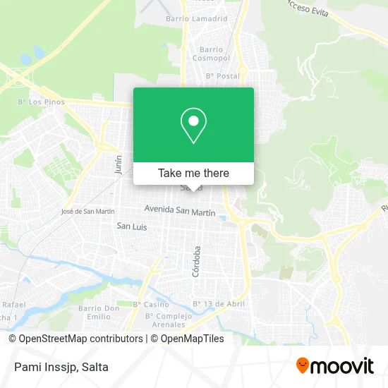 Pami Inssjp map