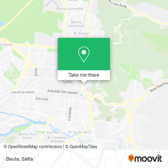 Beula map