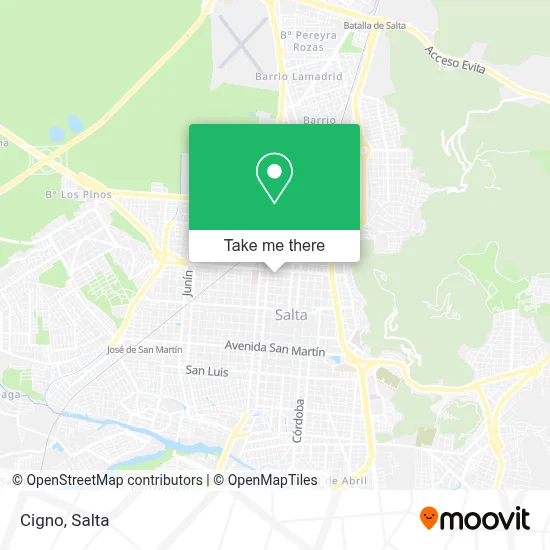 Cigno map