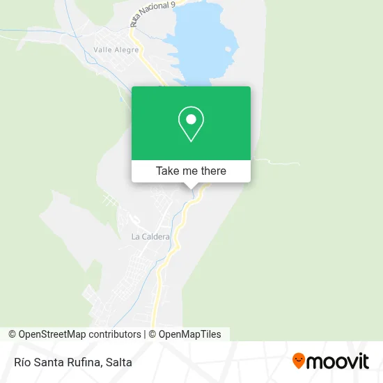 Río Santa Rufina map