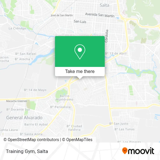 Training Gym map