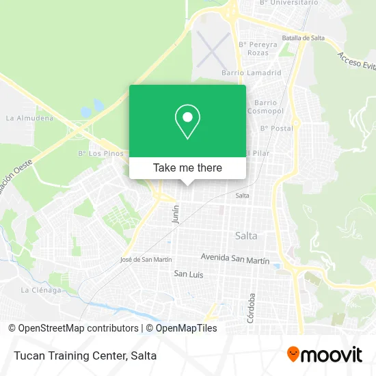 Tucan Training Center map