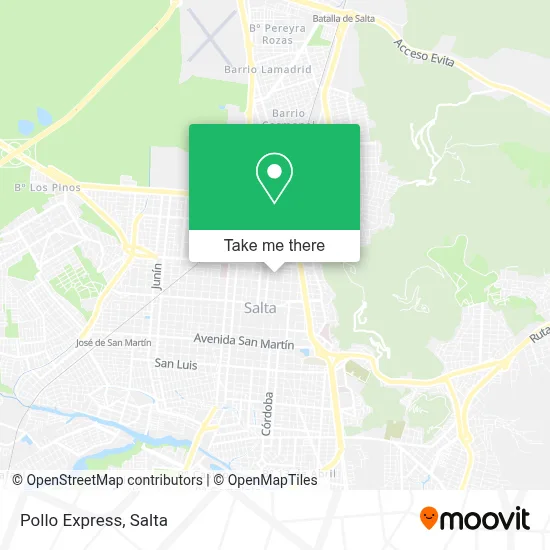 Pollo Express map