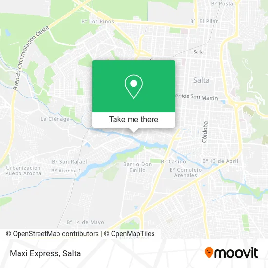 Maxi Express map