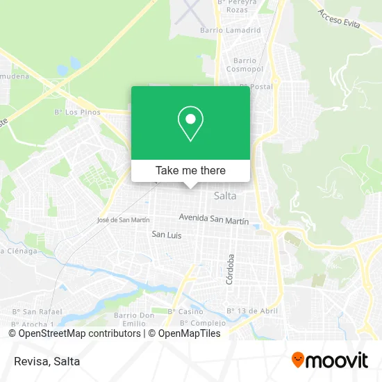 Revisa map