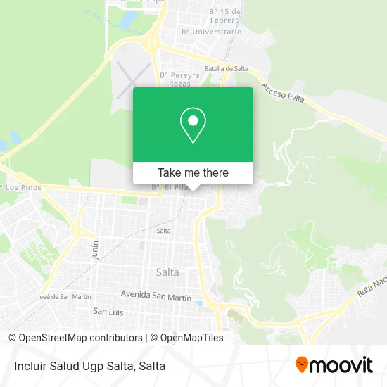 Incluir Salud Ugp Salta map