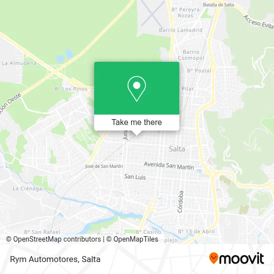 Rym Automotores map