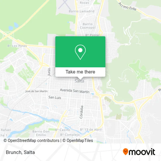 Brunch map