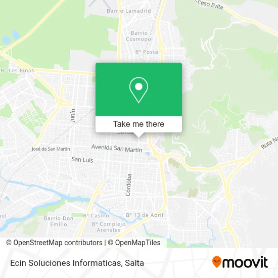 Ecin Soluciones Informaticas map